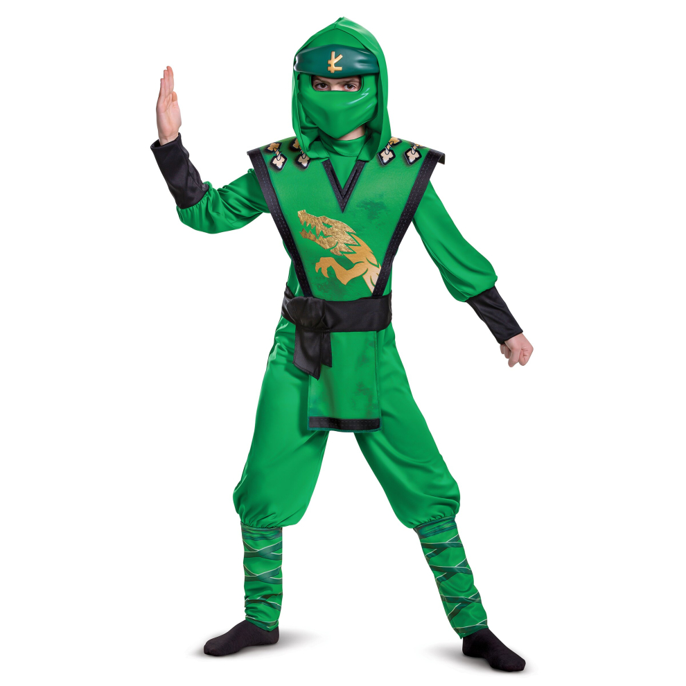 (10 - 12 Years (137 - 149 cm)) LEGACY Deluxe Lloyd Ninjago Costume - LEGO For Children