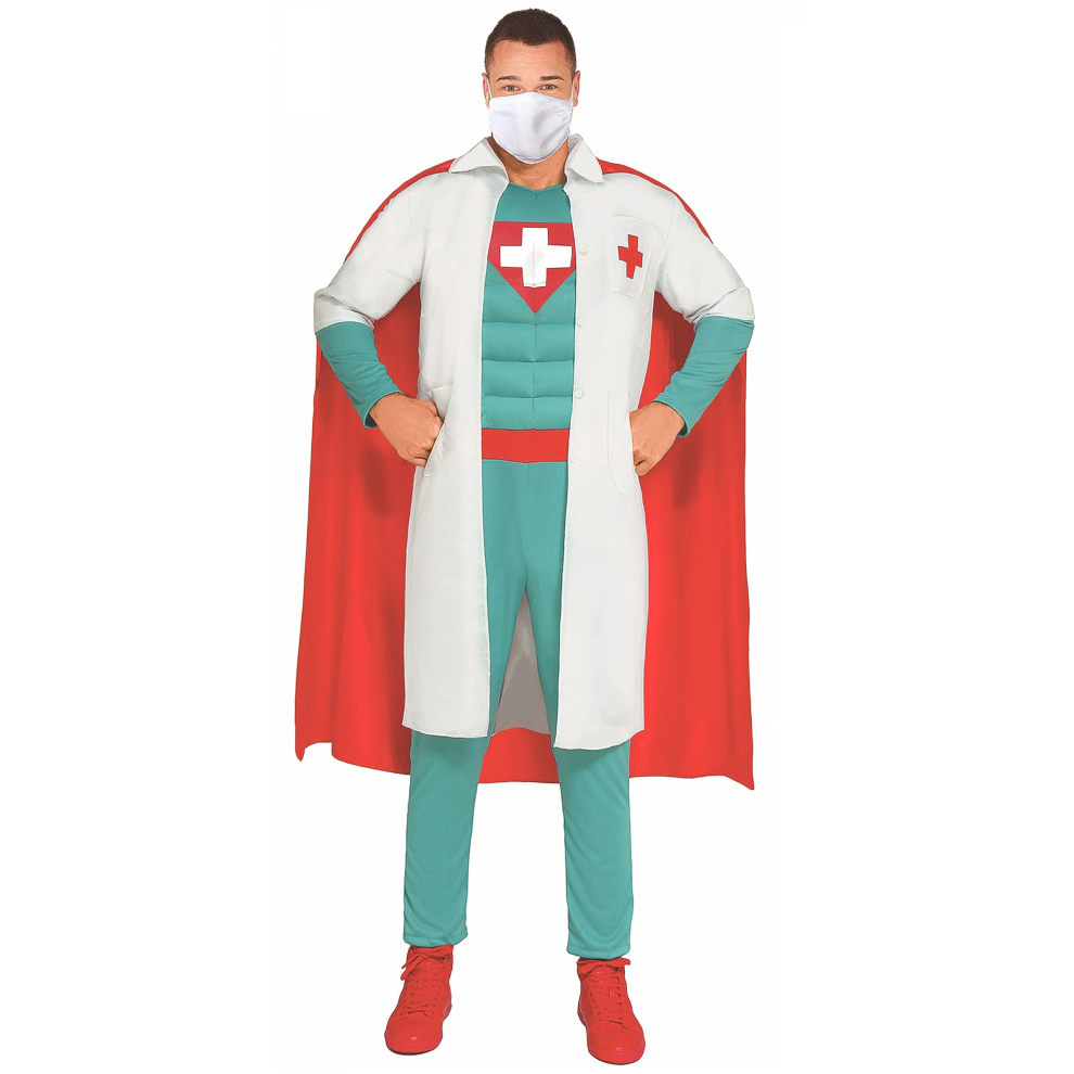 (M (48-50)) Super doctor costume for men