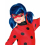 Rubies Ladybug girl wig 1