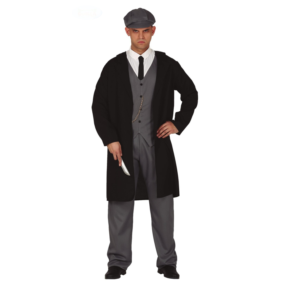 (M (48-50)) Men's English gangster costume