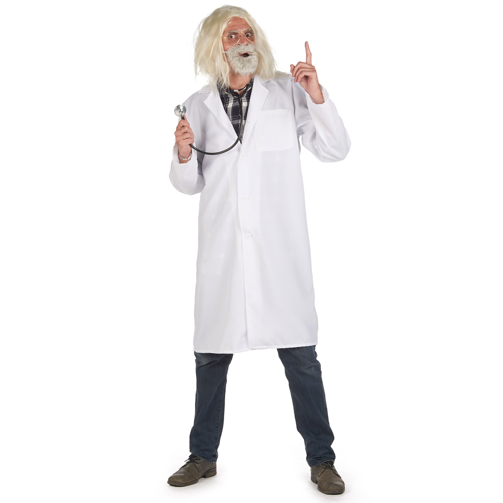 (M) Adult doctor scientist blouse costume