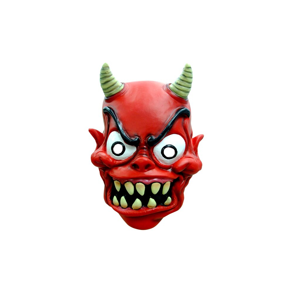 Halloween adult demon red mask