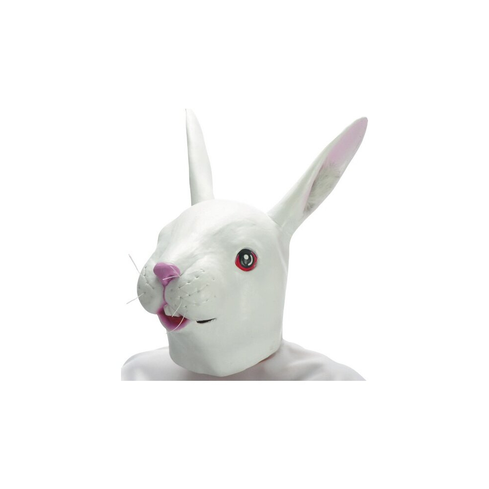 Adult latex rabbit mask