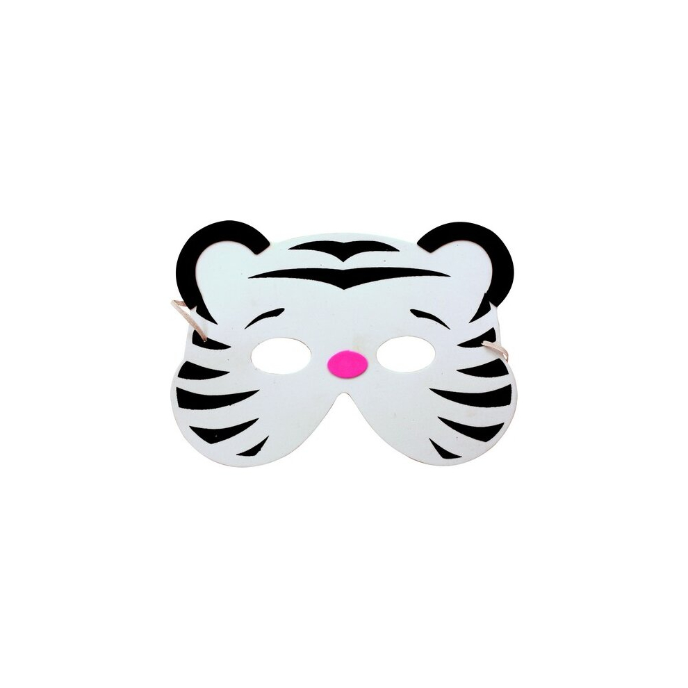 Children's white tiger mask