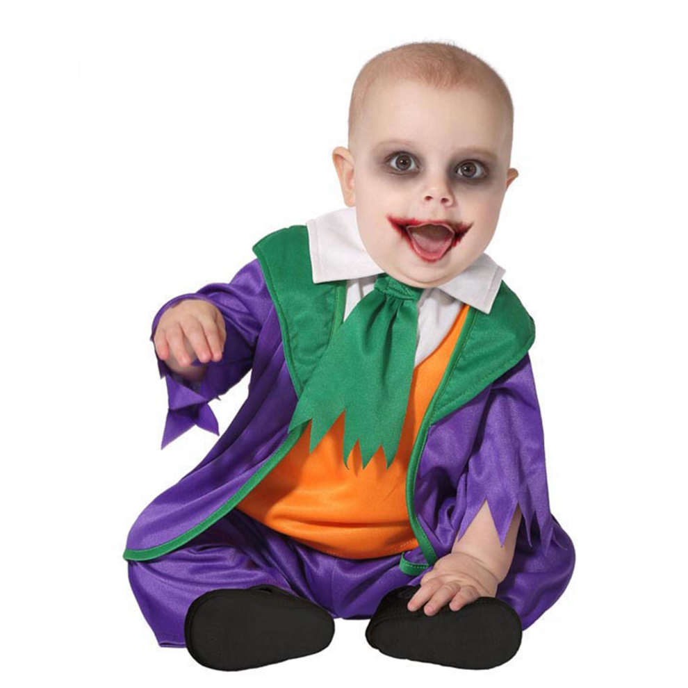 (12-24 months (88 cm)) Crazy little clown baby costume