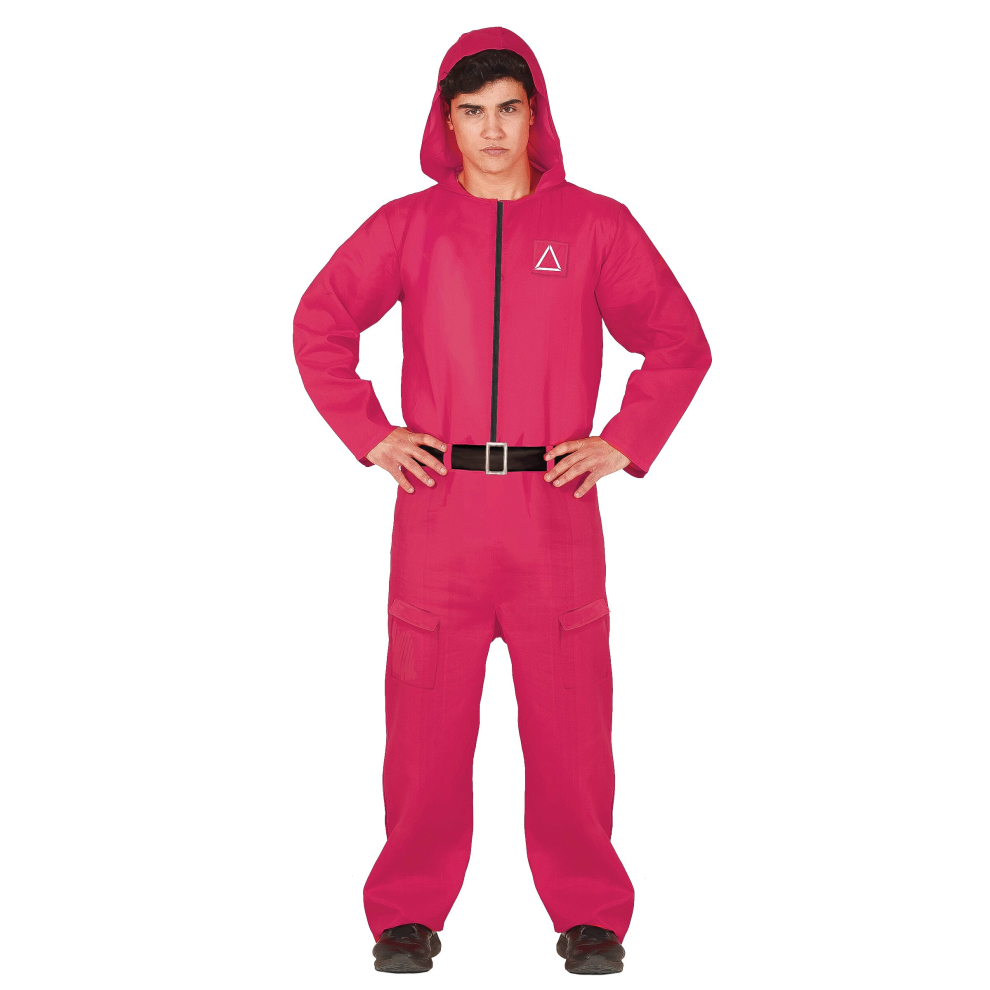 (M (48-50)) Men's pink game goalkeeper suit