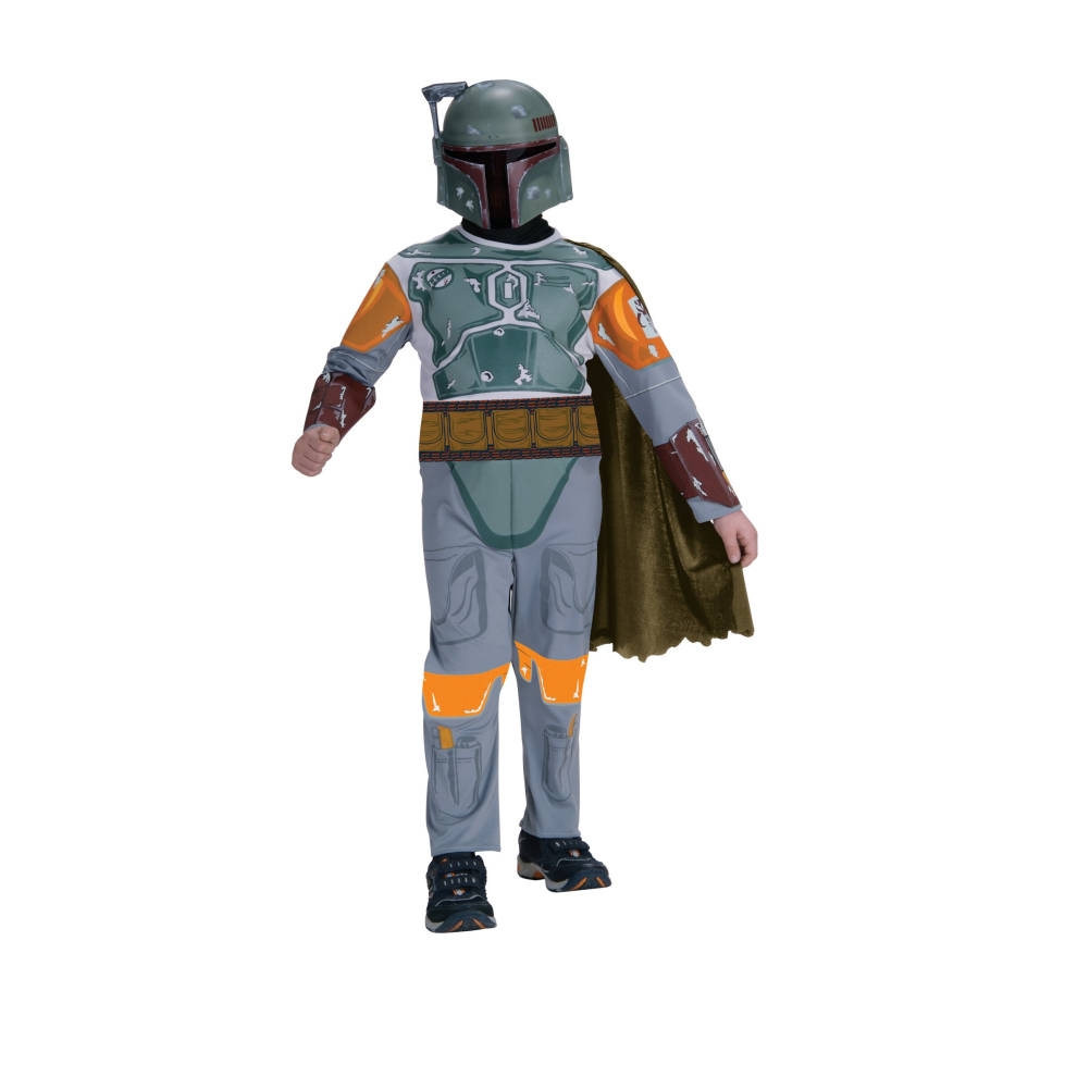 (9 to 10 years (134 to 140 cm)) Classic Boba Fett child costume