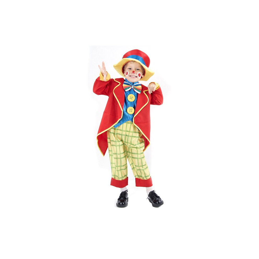 Rubies Colorful Clown Costume For Boys Red
