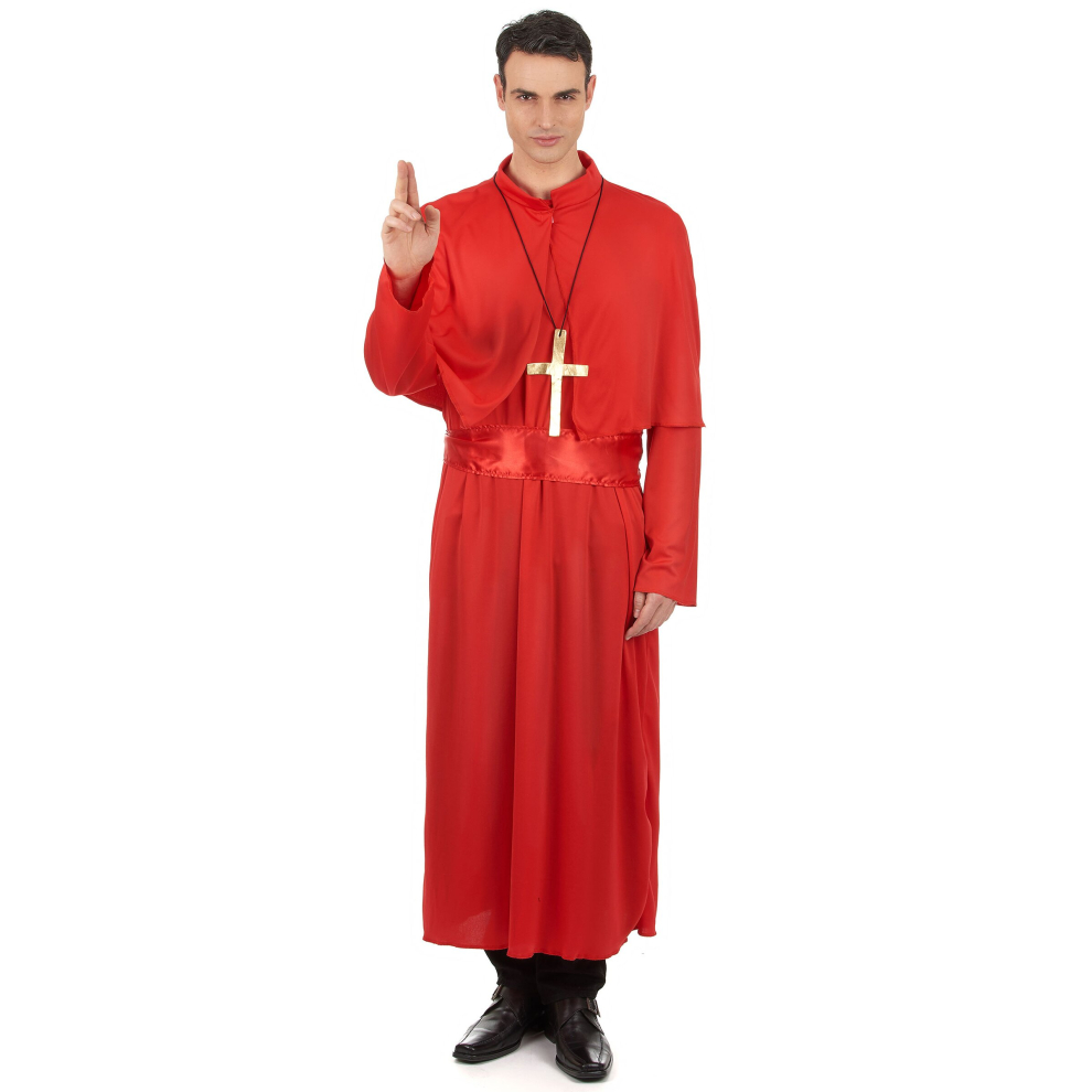 Adult red priest costume