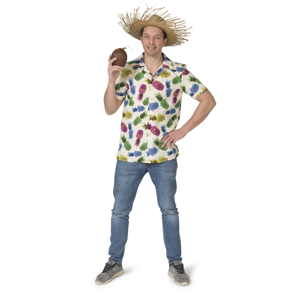 Men's pineapple pattern shirt