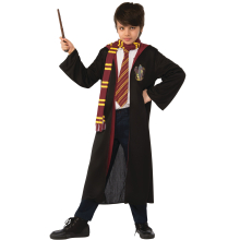 Déguisement Harry Potter - Robe Gryffondor, écharpe, cravate et baguette magique - Enfant - Rubies