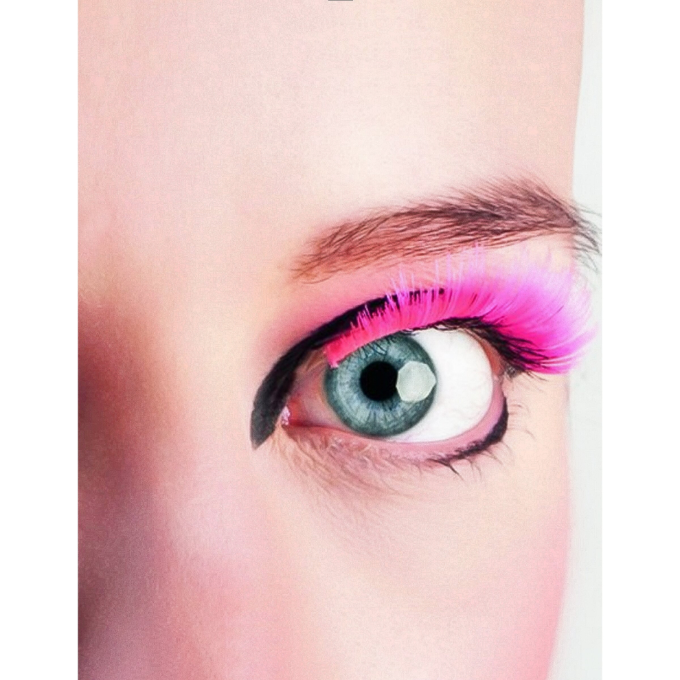 Adult short pink false eyelashes