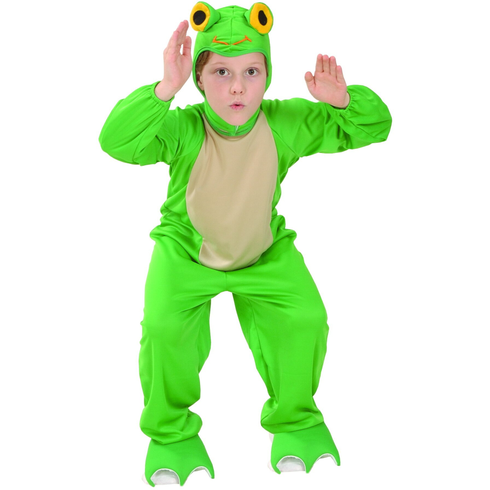 Rubies Children's Frog Costume Green/Beige