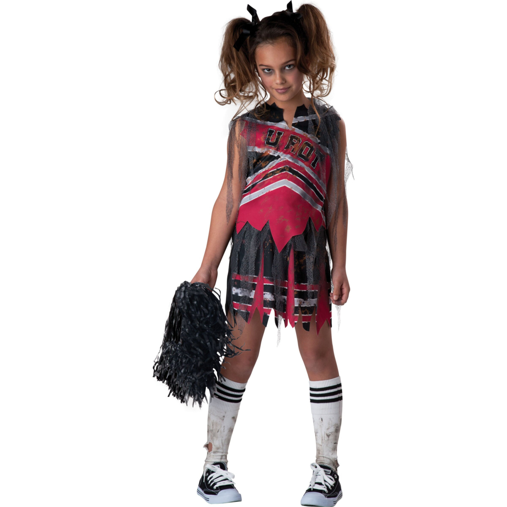 Zombie Cheerleader Costume for Girls - Luxury