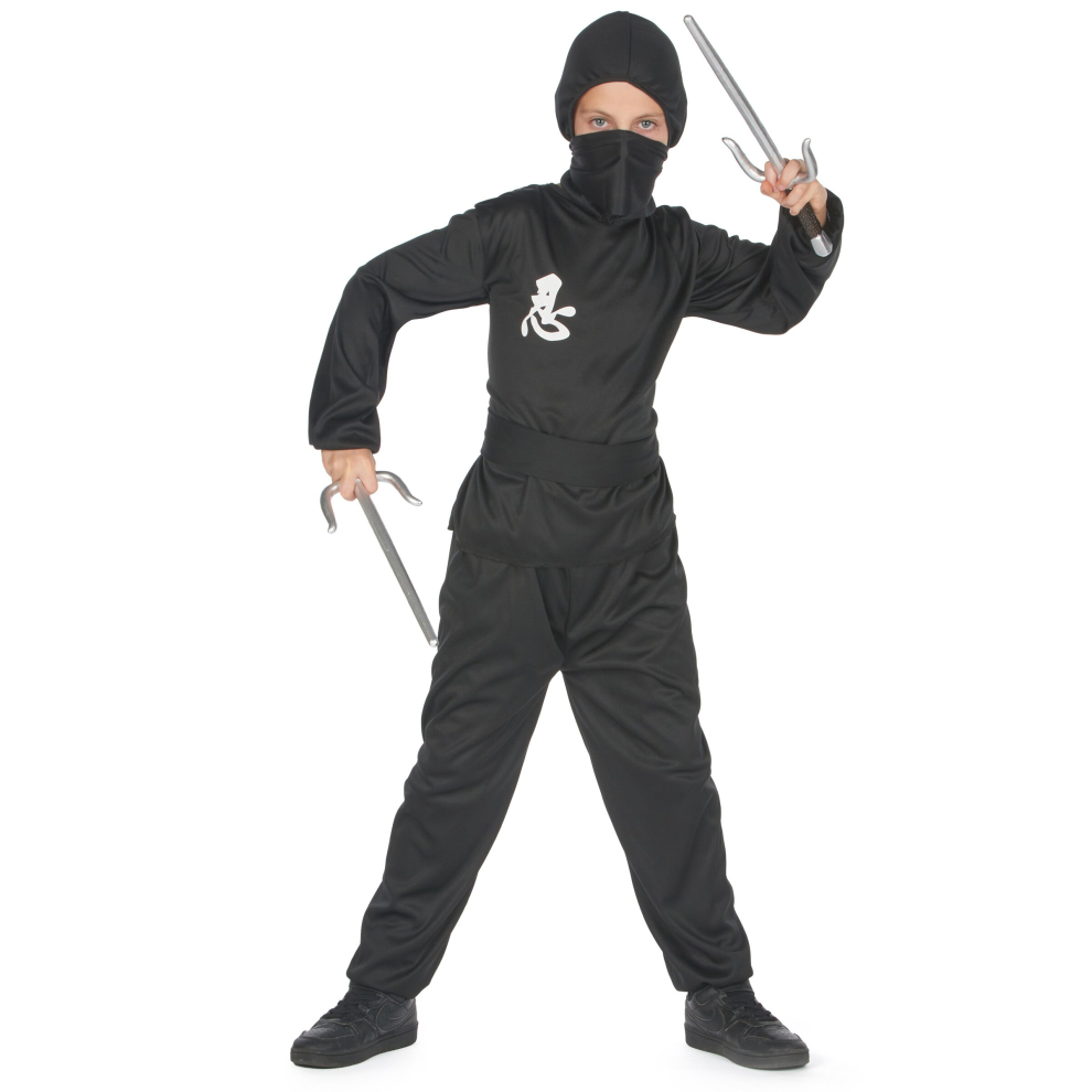 (M 7-9 years (120-130 cm)) Ninja commando costume for boys