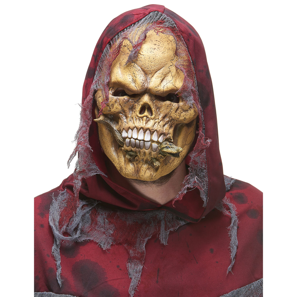 Adult Reptile Eater Skeleton Latex Mask