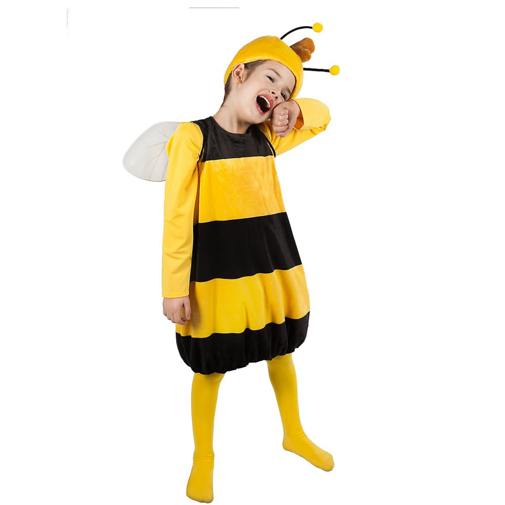 (5-6 years (110-116 cm)) Willy Maya the Bee child costume