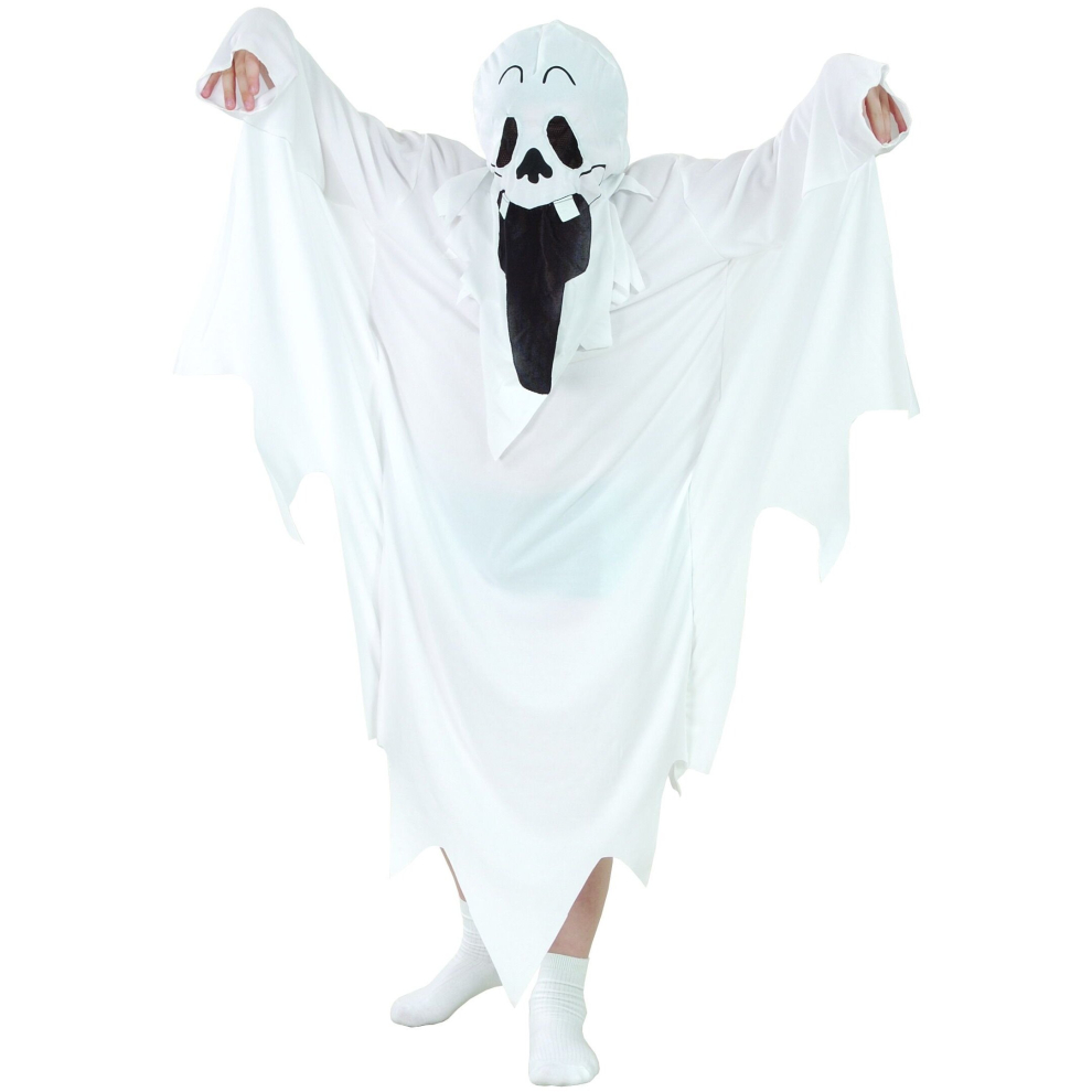 (M 7-9 years (120-130 cm)) Children's Halloween ghost costume