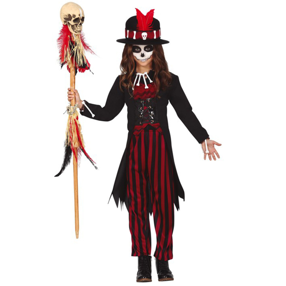 Rubies (10 To 12 Years (142-148 Cm)) Mystical Voodoo Costume For Girls Multicolor