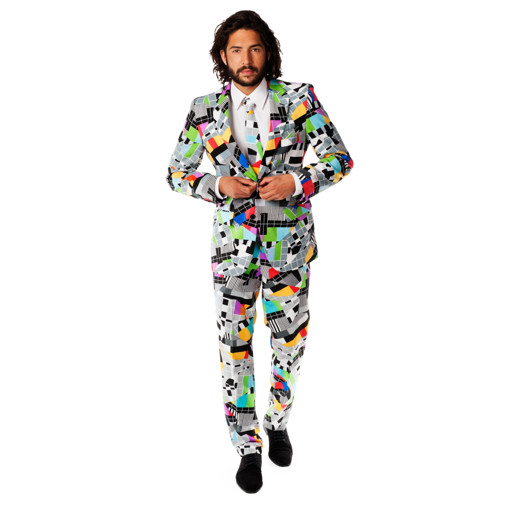 (L (EU 54)) Mr. Technicolor Men's Costume Opposuits