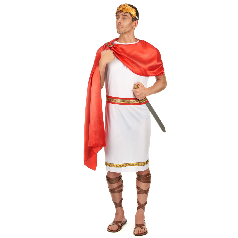 Rubies Roman Costume With Crown Large Size Men Not,Specified