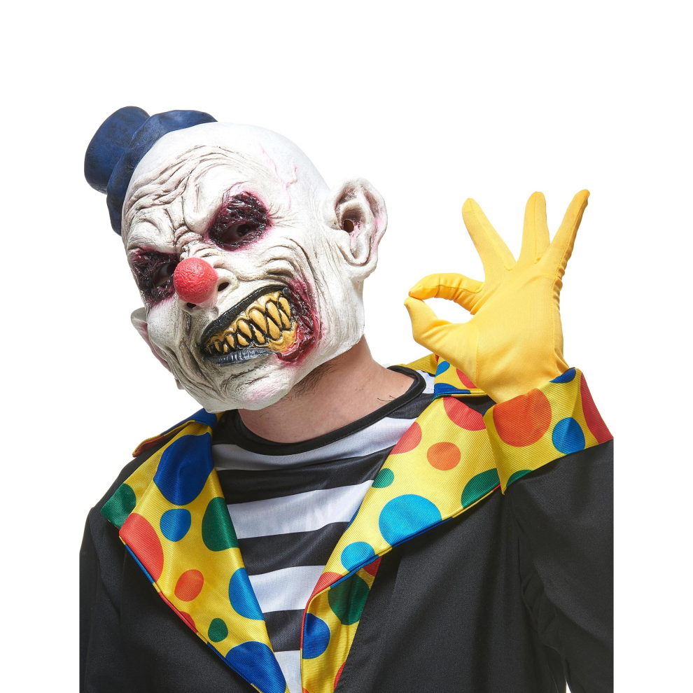 Adult hideous clown latex mask