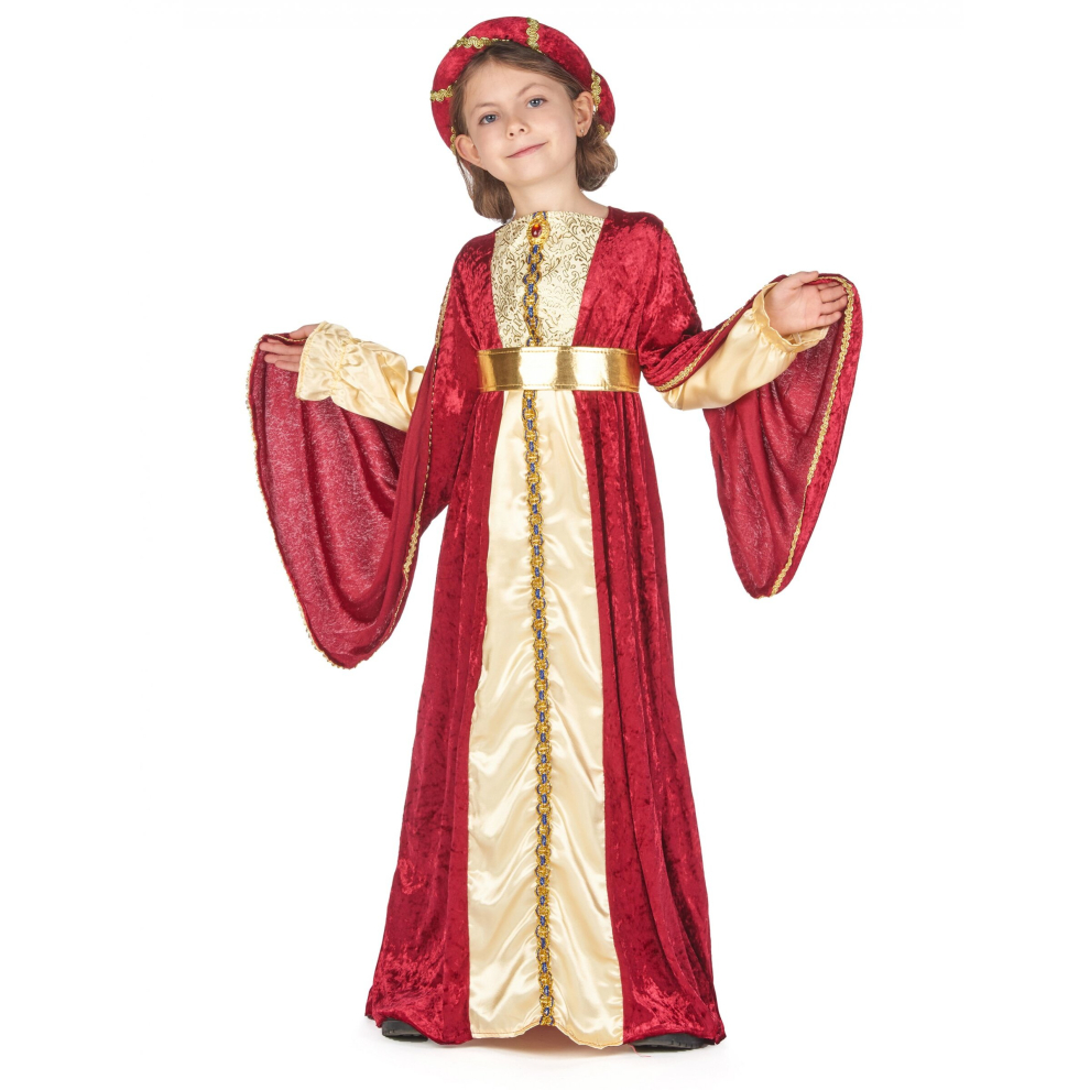 Rubies (L 10-12 Years (130-140 Cm)) Girls' Sequin Witch Costume Pink