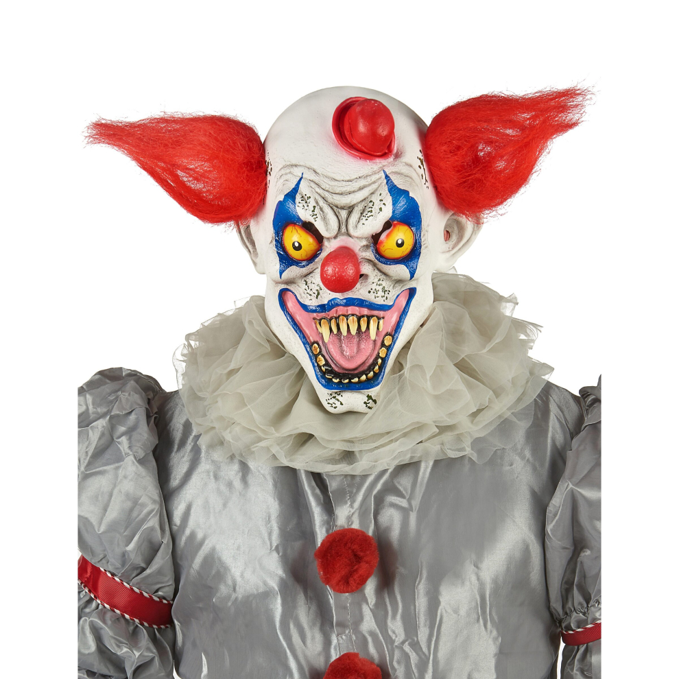 Rubies Adult Red White And Blue Clown Latex Mask Blue,White,Red