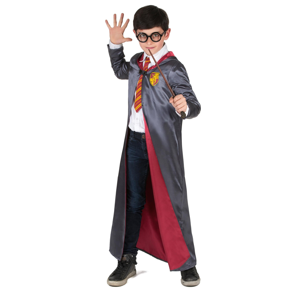 Rubies (7 - 9 Years (M)) Boy's Sorcerer's Apprentice Costume Gray
