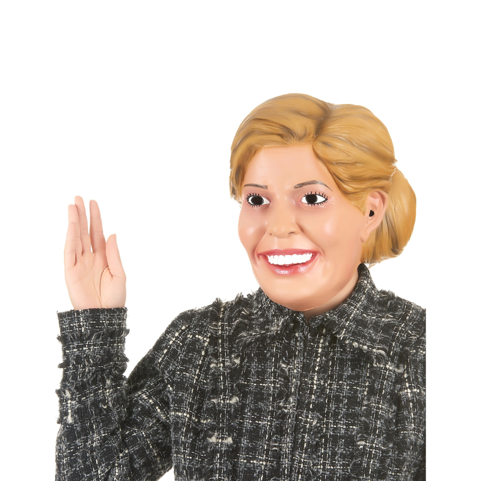 Funny latex mask Queen Maxima adult