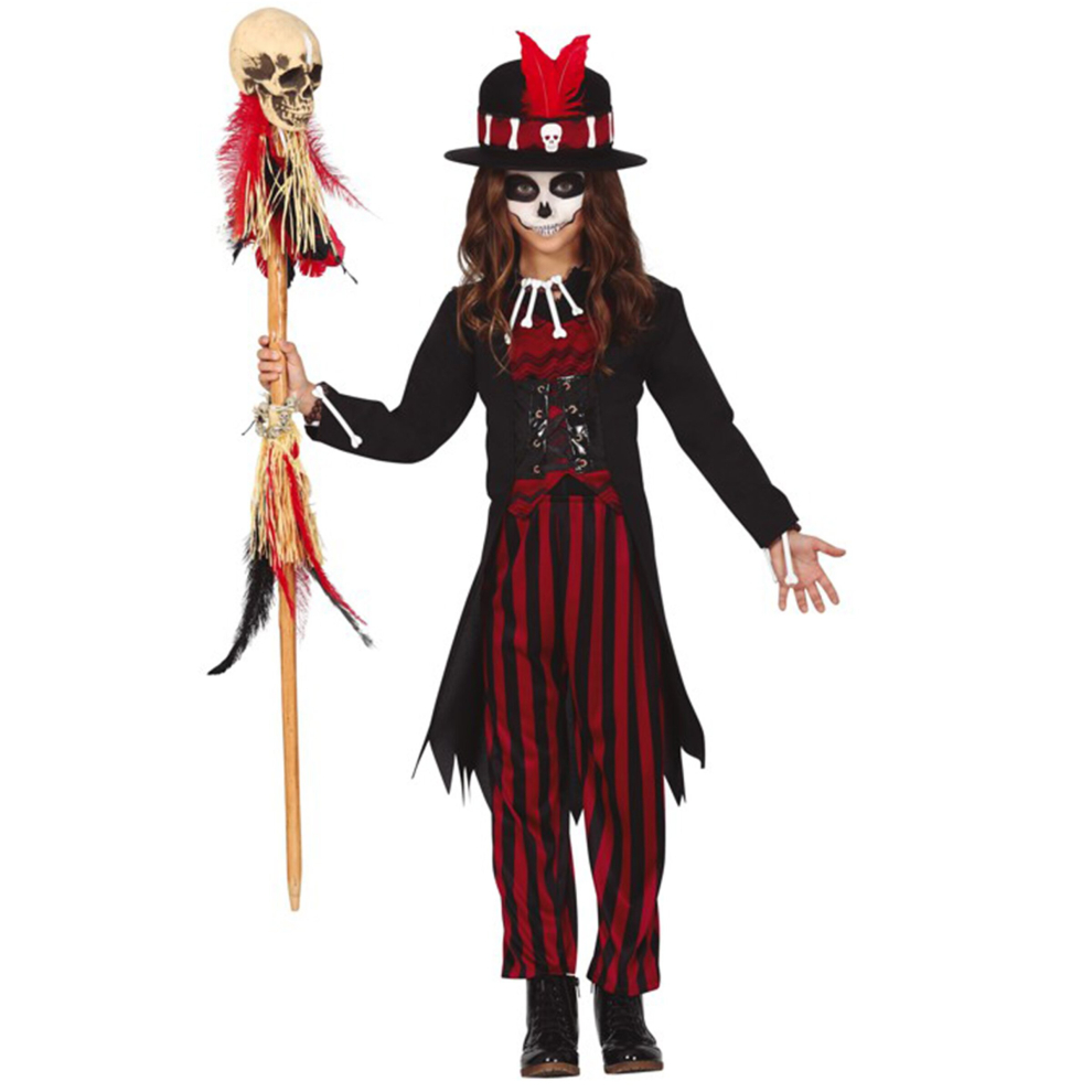 (5 to 6 years (110-115 cm)) Mystical voodoo costume for girls