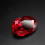 Blood-red Ruby Oval Cut Gemstone Egg Shape Faceted Ruby Gem Multiple Sizes to Choose C62R 1