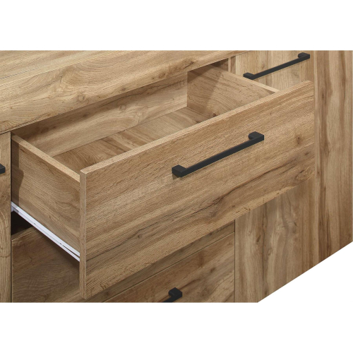 Birlea Oak Sideboard New 3 Drawer 2 Door Birlea Compton Storage Cabinet 1