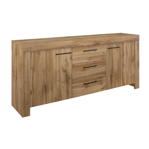 Birlea Oak Sideboard New 3 Drawer 2 Door Birlea Compton Storage Cabinet 2