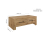 Birlea Oak Coffee Table New 4 Drawers Birlea Compton 6