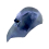 Rubies Laag poly raven masker 3