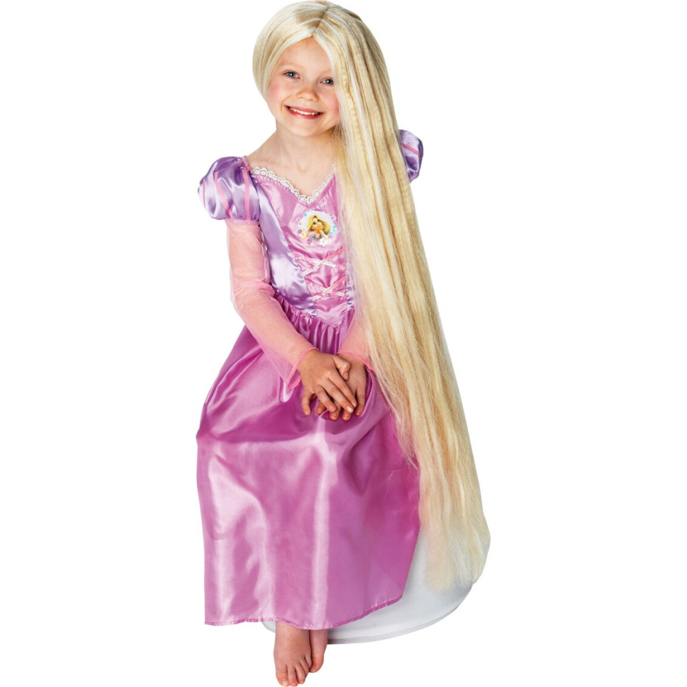 Princess Rapunzel luminescent wig for girls