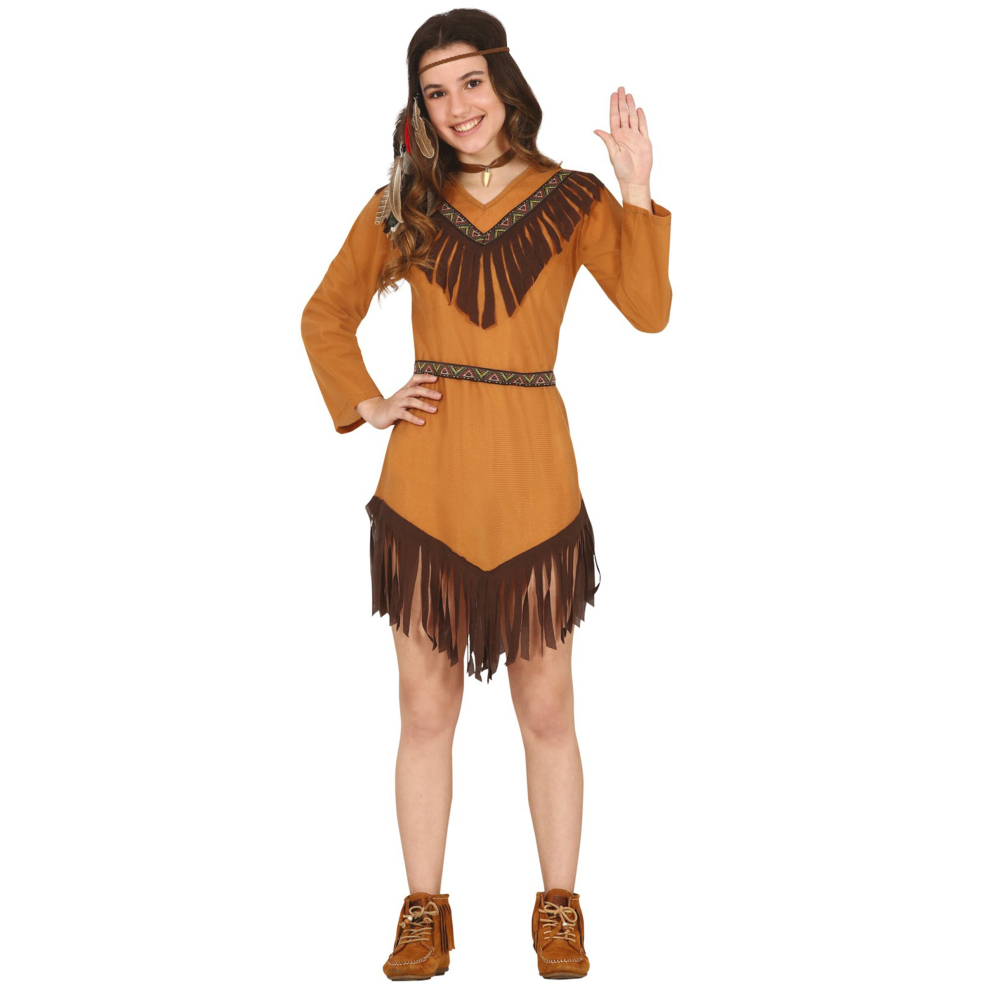 Teenage brown Indian costume