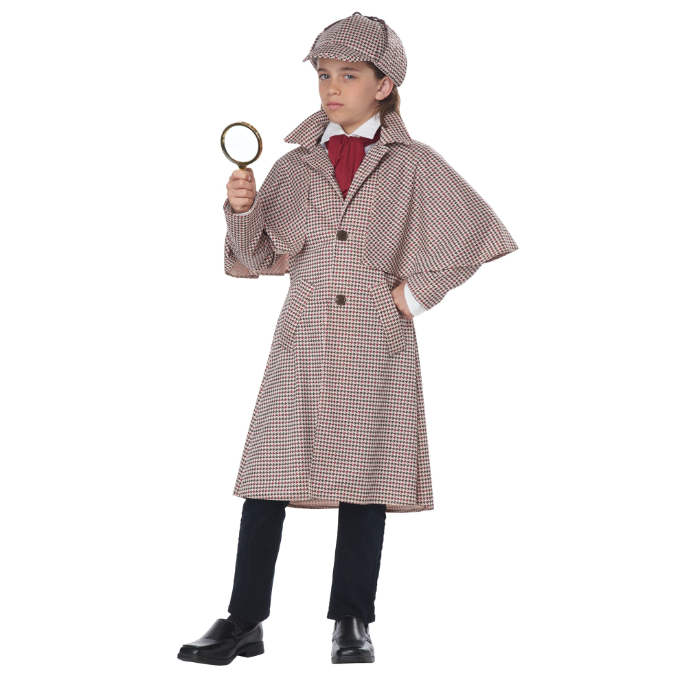 (XL 12 - 14 years (155 cm)) Children's luxury detective costume