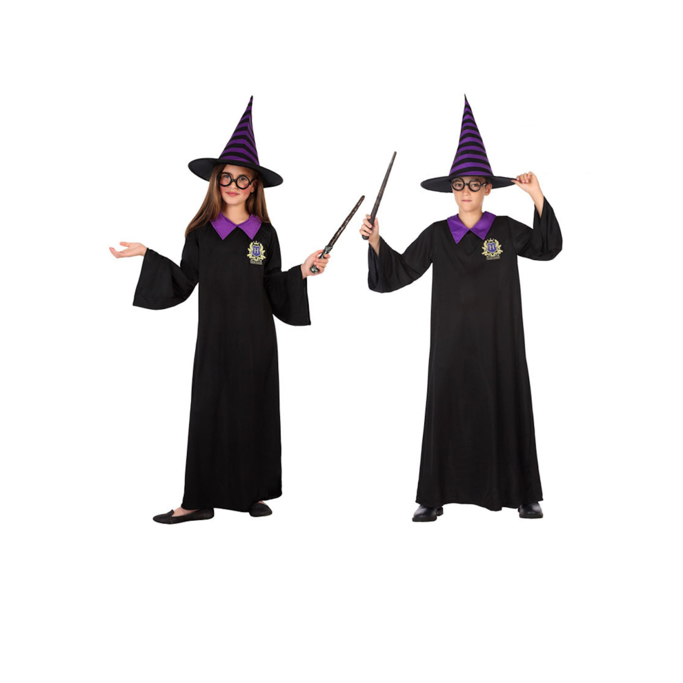 (10-12 years (145-160 cm)) Schoolboy wizard costume for boys