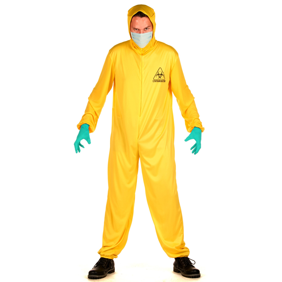 (3XL (160-190cm)) Adult contamination suit costume