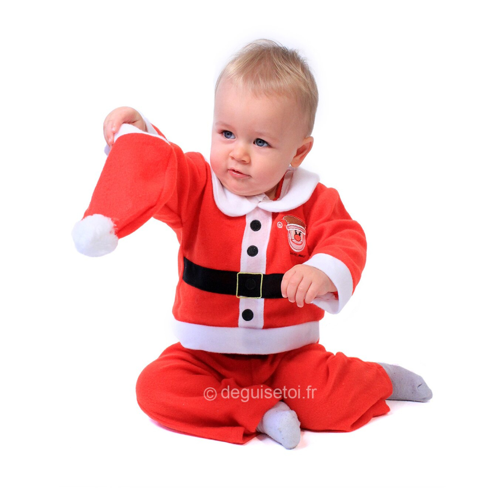 Rubies Complete Santa Claus Costume For Babies Red