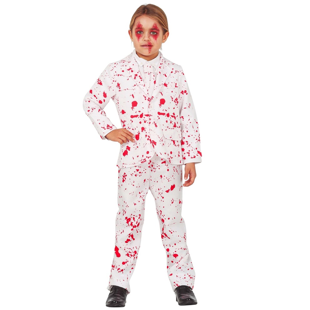 (7-9 years (125-135 cm)) Boy's bloody groom costume