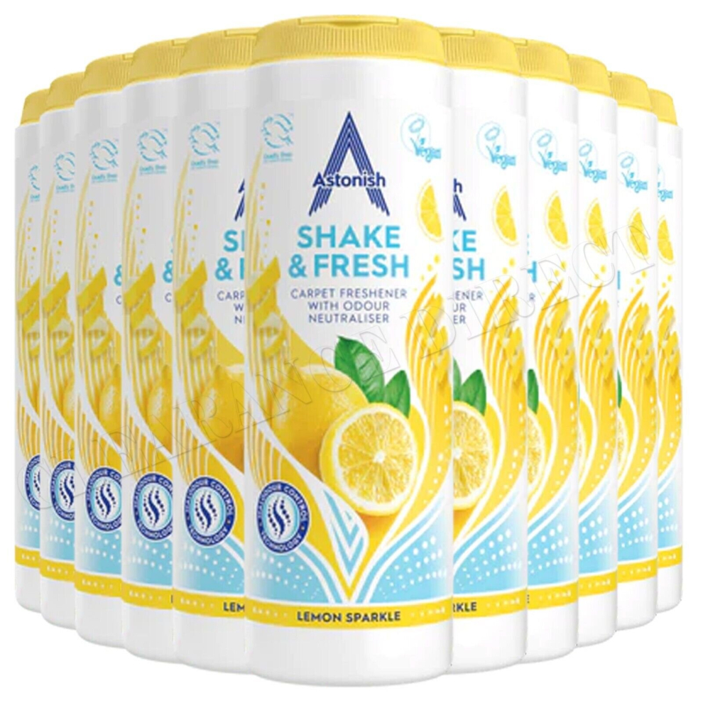 B&Q - Shake & Fresh Lemon Sparkle Carpet Freshener350G - Image 4