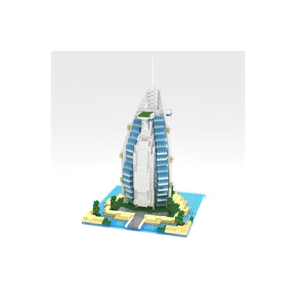 Burj Al Arab Hotel in Dubai Micro Blocks Set on OnBuy