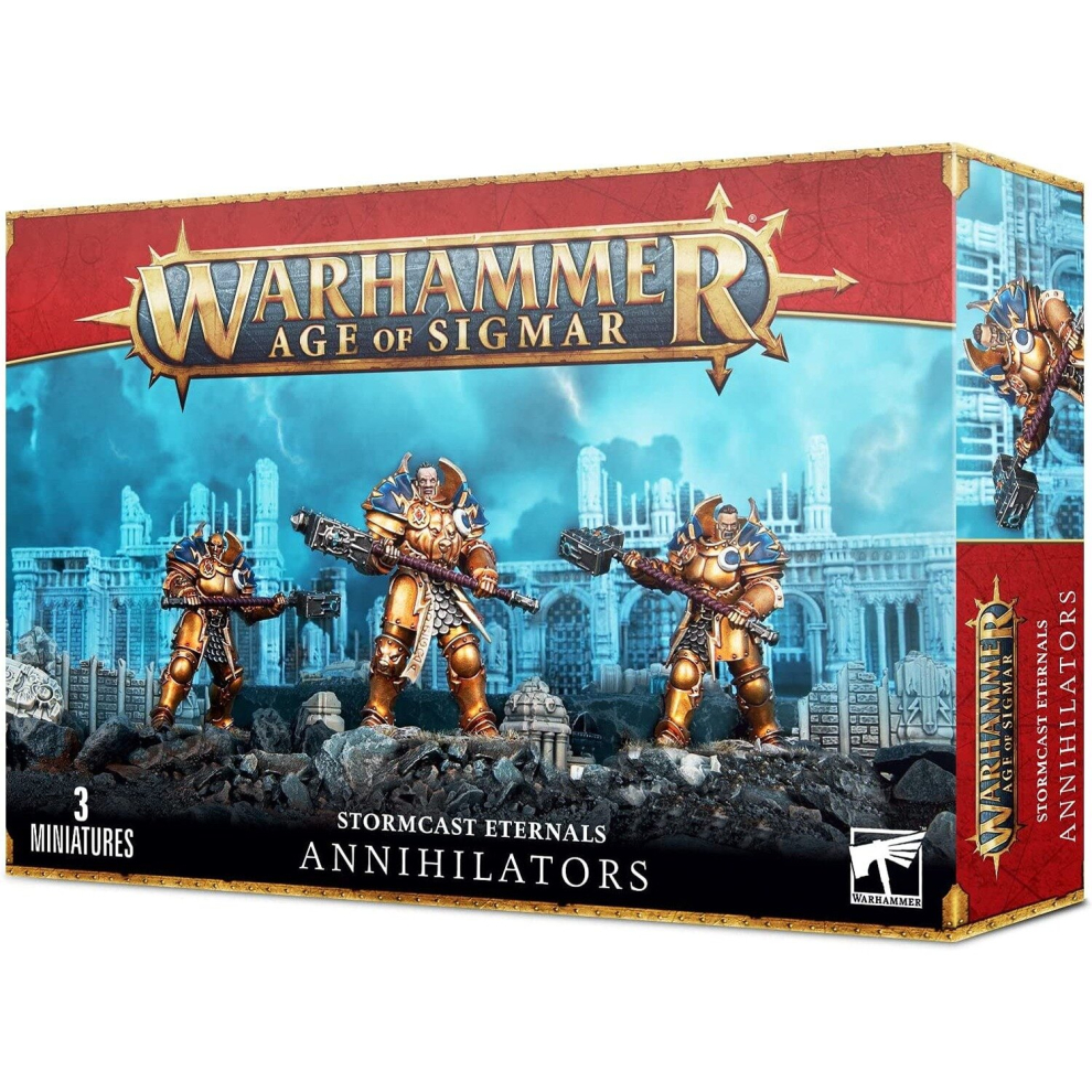Warhammer Games Workshop - Age Of Sigmar - Stormcast Eternals Annihilators - Tabletop Miniatures Wargame