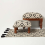 Homescapes (50 x 30 x 40 cm) Reva Black Geometric Footstool 6