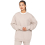 Ze Enzo (XL, Beige) Enzo Womens Oversized Sweatshirt 1
