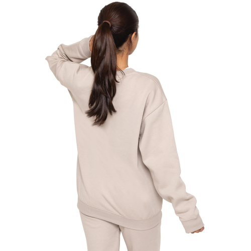Ze Enzo (XL, Beige) Enzo Womens Oversized Sweatshirt 2