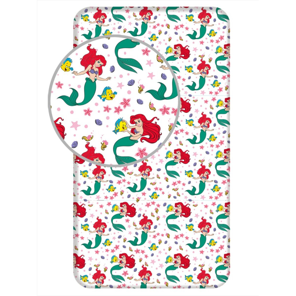 Ariel Friends Single Fitted Sheet-image-OPC-PCTZTC2-NEW